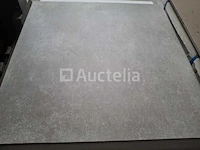15,84m² grigio medio 60x60 gerectificeerd, betoneffect, vloer en wand, nieuw verpakt - afbeelding 2 van  2