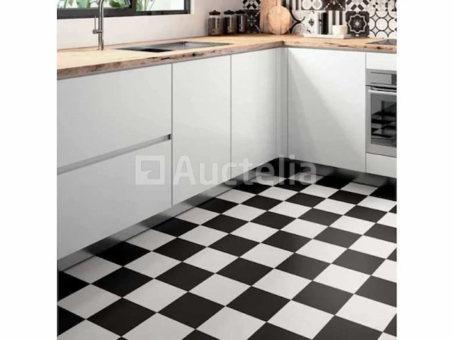 15m² zwart effen 20x20 gerectificeerd, vloer en wand - afbeelding 1 van  2