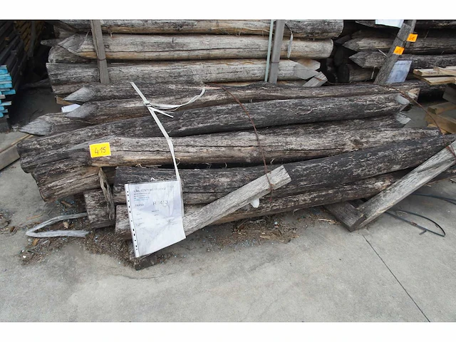 15x acacia paal dia 14/16 - afbeelding 1 van  4