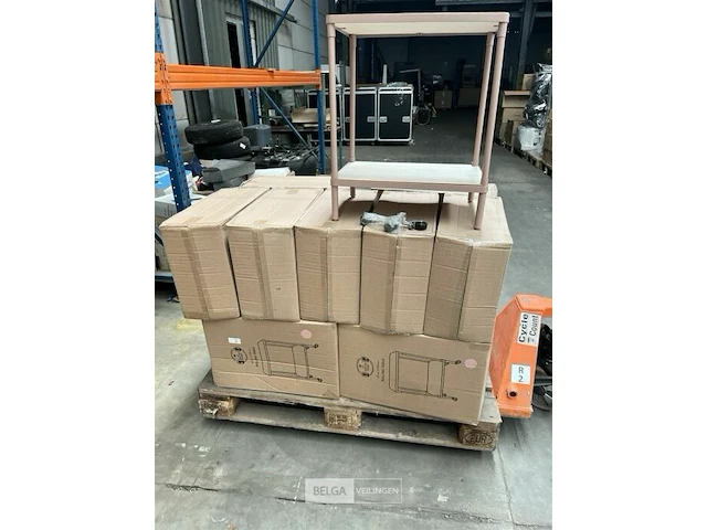 15x bijzettafeltjes op wielen l50xb35xh60 cm - afbeelding 2 van  3