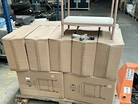 15x bijzettafeltjes op wielen l50xb35xh60 cm - afbeelding 2 van  3