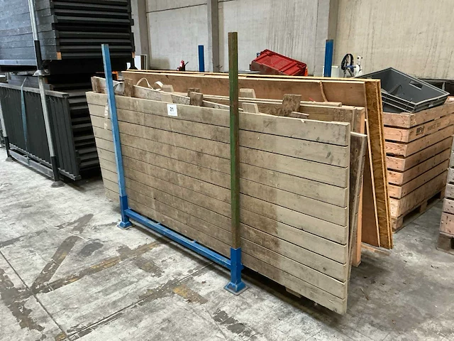 15x diverse houten vloerpanelen - afbeelding 1 van  6