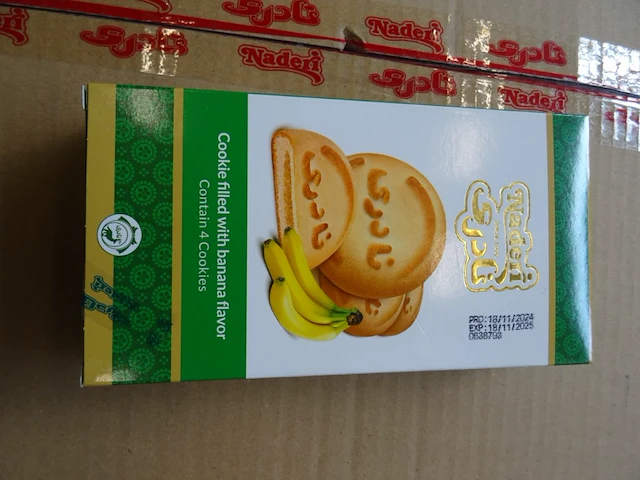 15x doos bananenkoekjes naderi - afbeelding 3 van  8