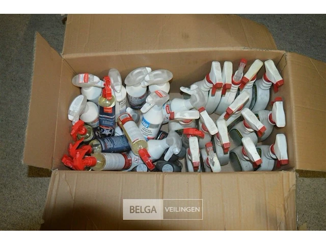 15x fabel aluminium reiniger, 9x div hg produkten en 3 textielbeschermers - afbeelding 1 van  7