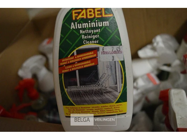 15x fabel aluminium reiniger, 9x div hg produkten en 3 textielbeschermers - afbeelding 6 van  7