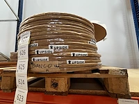 15x keramische salontafelblad round statuarietto bianco matte - 680mm - afbeelding 2 van  4