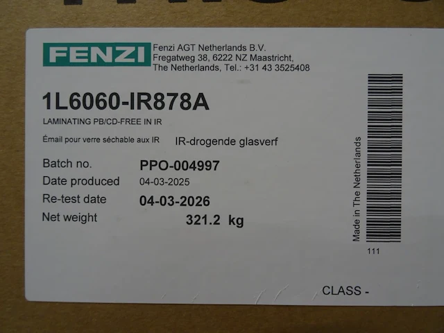 15x pallet ir-drogende glasverf fenzi - afbeelding 4 van  8