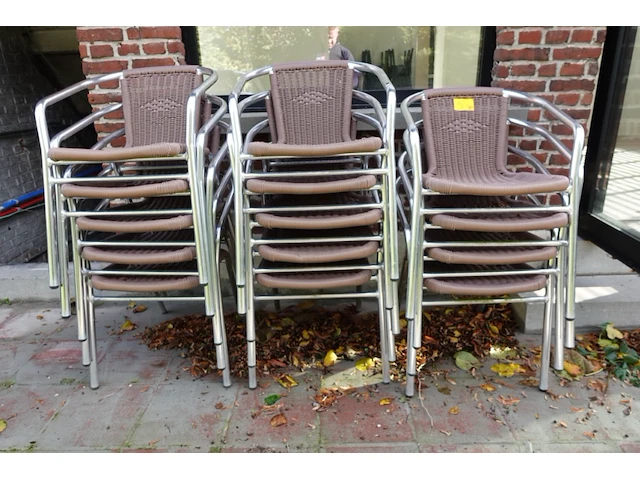 15x stapelbare terrasstoel - afbeelding 3 van  4