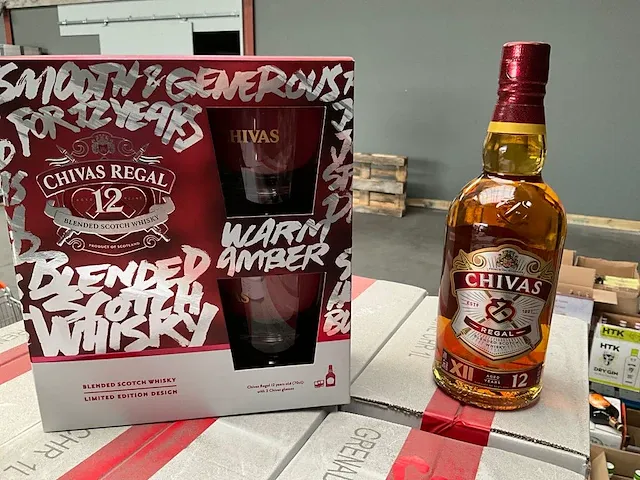 15x whisky chivas xii - afbeelding 1 van  5
