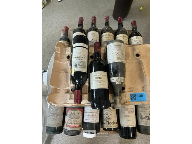 15x1 fles diverse wijnen - afbeelding 1 van  8