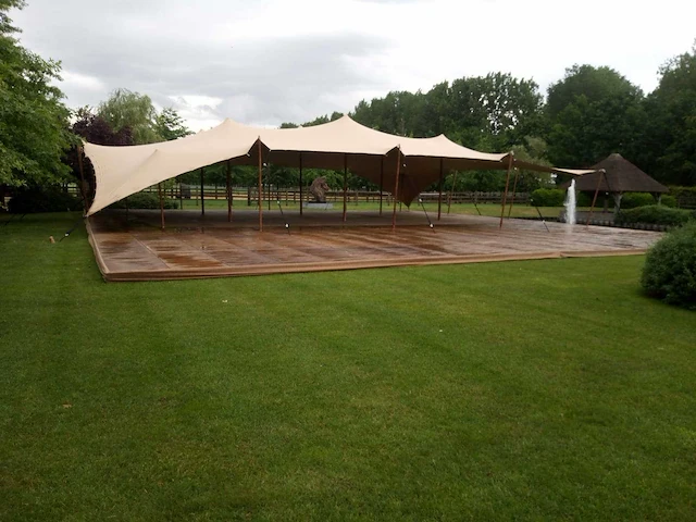 15x20m chino stretch tentzeil - afbeelding 1 van  2