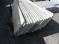 16 betonplaten voor tuinomheining - afbeelding 2 van  5