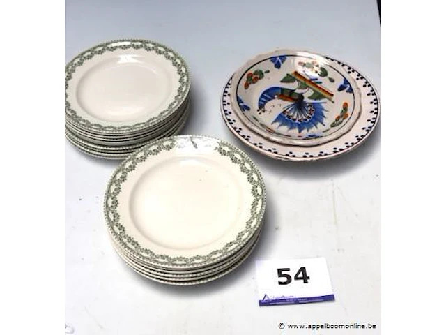 16 borden f. boch en 2 borden wo 17de eeuw - afbeelding 1 van  5