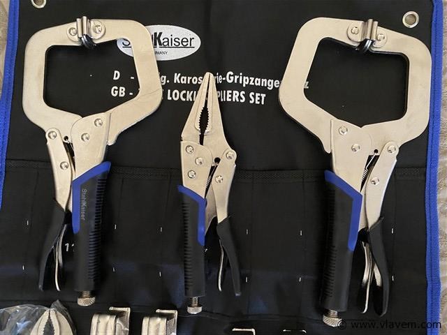 16 delige griptangen set 5 tot 11" - afbeelding 2 van  5