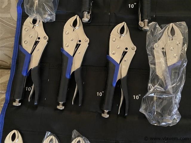 16 delige griptangen set 5 tot 11" - afbeelding 4 van  5