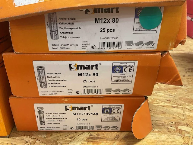 16 dozen geperforeerde plug voor chemische mortel; keilbouthuls - afbeelding 5 van  5