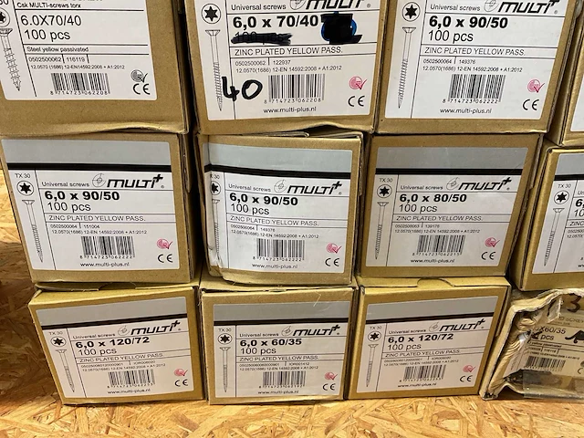 16 dozen houtschroeven - afbeelding 5 van  6