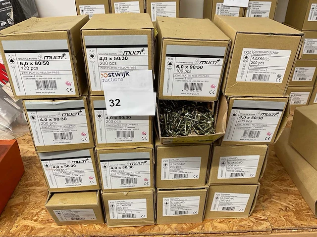 16 dozen houtschroeven - afbeelding 1 van  6