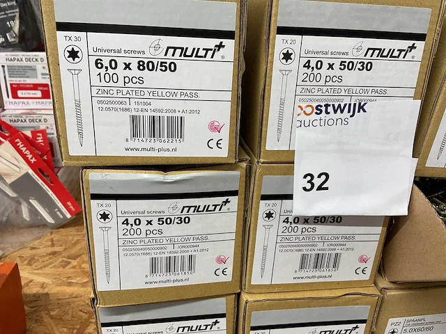 16 dozen houtschroeven - afbeelding 4 van  6