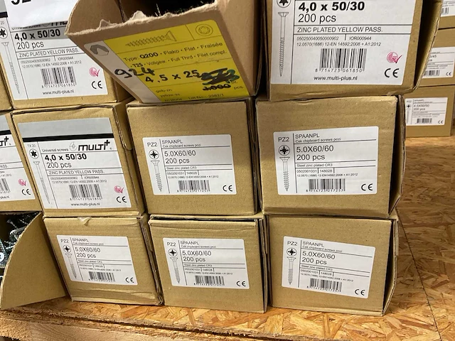16 dozen houtschroeven - afbeelding 5 van  6