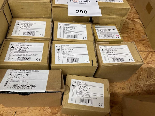 16 dozen spaanderplaatschroeven - afbeelding 3 van  7