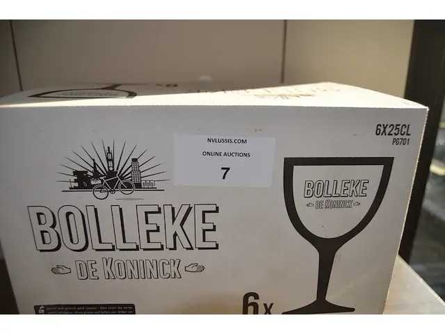 16 glazen bolleke de koninck (deels in doos) - afbeelding 2 van  4