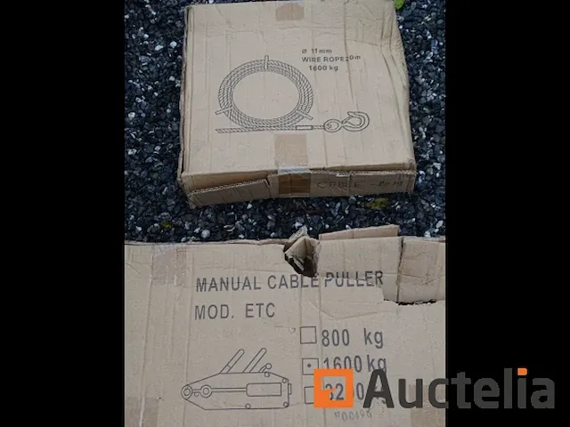 1.6 t twiper met 20 meter 11 mm kabel - afbeelding 1 van  6