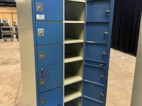 16-vaks lockerkast met sleutels - afbeelding 4 van  6