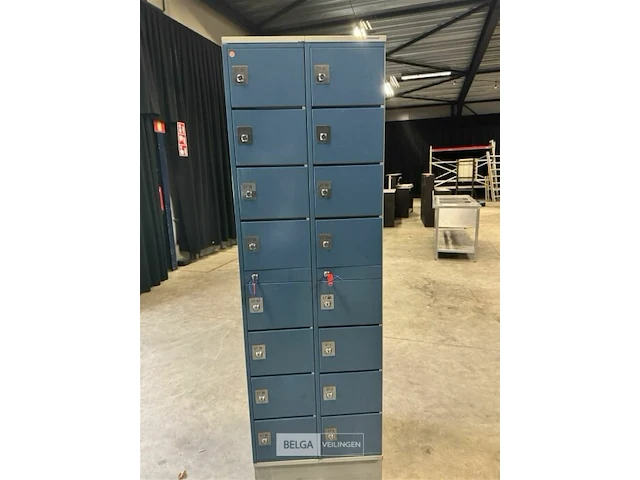 16-vaks lockerkast met sleutels - afbeelding 7 van  9
