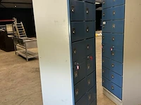 16-vaks lockerkast met sleutels - afbeelding 1 van  6