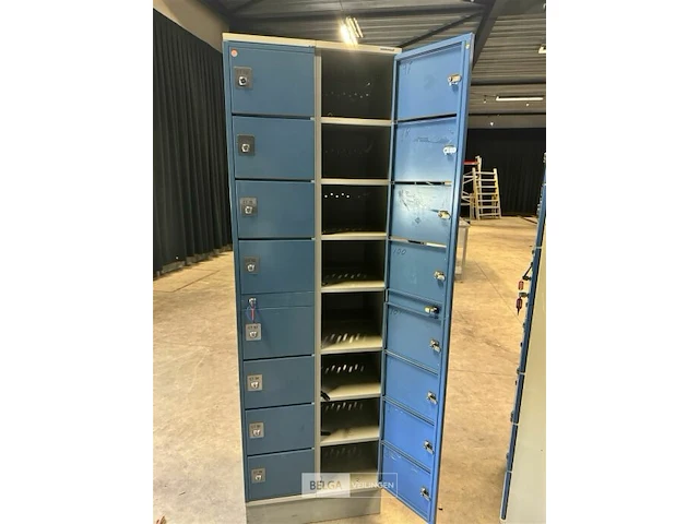 16-vaks lockerkast met sleutels - afbeelding 2 van  6