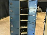 16-vaks lockerkast met sleutels - afbeelding 2 van  6