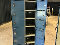 16-vaks lockerkast met sleutels - afbeelding 3 van  6