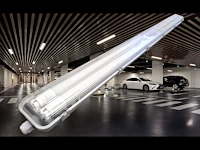 16 x 120cm dubbele led tl t8 armaturen waterdicht - afbeelding 1 van  9