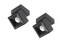 16 x baco kantelbare design spot zwart - afbeelding 5 van  7