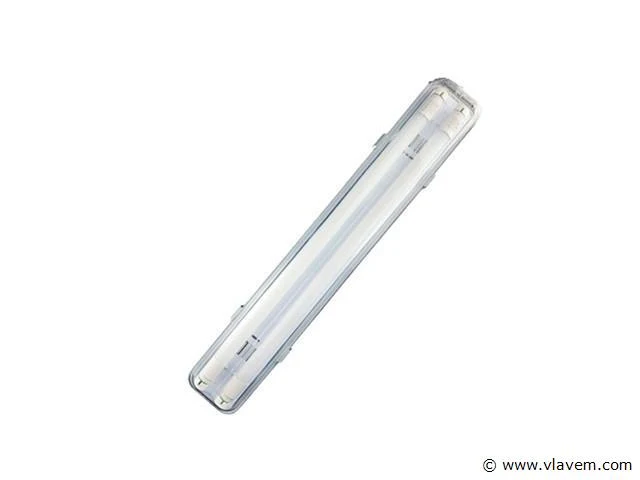 16 x dual tl armatuur 120cm – ip65 waterdicht – fluorescerend frame – binnen / buiten - afbeelding 6 van  6
