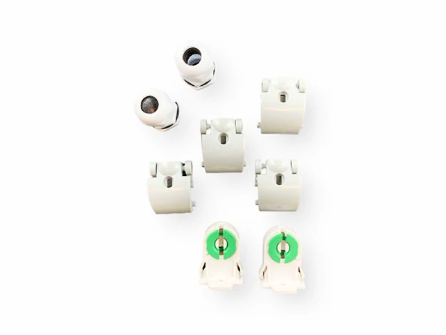 16 x dual tl armatuur 120cm – ip65 waterdicht – fluorescerend frame – binnen / buiten - afbeelding 4 van  6
