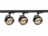 16 x es111 enkele fase rail armaturen zwart - afbeelding 1 van  9