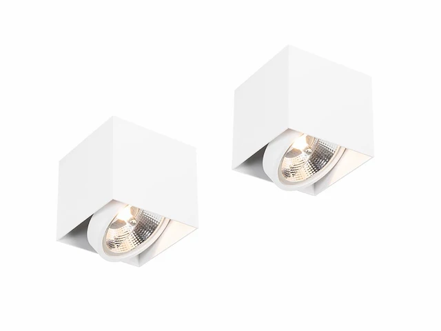 16 x gt kardan ar111 opbouw enkel wit - afbeelding 1 van  7