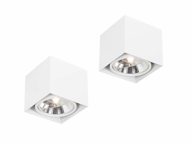 16 x gt kardan ar111 opbouw enkel wit - afbeelding 2 van  7