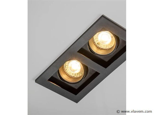 16 x gt square 2.0 design inbouwspots zwart - afbeelding 10 van  10