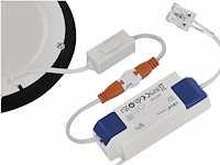 16 x gtx ultralage led inbouwspots zwart rond - afbeelding 3 van  7
