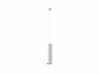 16 x gu10 decoratief hanglamp cilinder 24cm zand wit - afbeelding 2 van  6