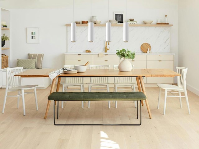 16 x gu10 decoratief hanglamp cilinder 24cm zand wit - afbeelding 2 van  6