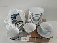 16 x koffietas + onderbord - afbeelding 2 van  3
