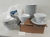 16 x koffietas + onderbord - afbeelding 3 van  3