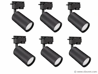 16 x mr4 enkele fase rail spots zwart - afbeelding 2 van  10