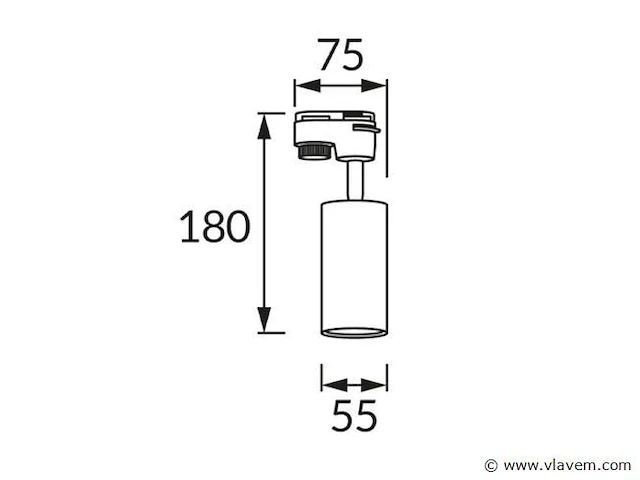 16 x mr4 enkele fase rail spots zwart - afbeelding 10 van  10