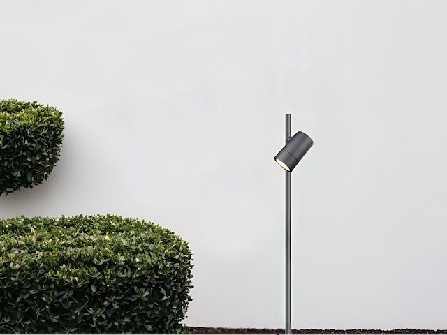 16 x prikspot tuinlamp gu10 fitting 60cm zwart draaibaar waterdicht - afbeelding 1 van  8