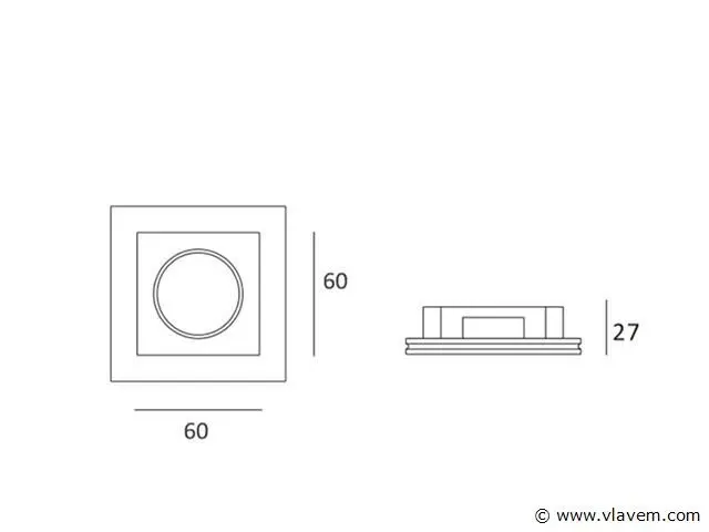 16 x pure series design inbouw spots cl4025 - afbeelding 7 van  7